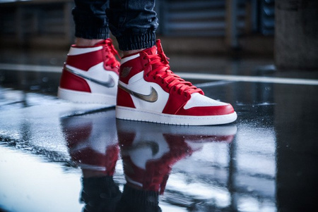 AIR JORDAN 1 RETRO HIGH BG "GYM RED" (332550-602)