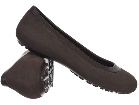 CROCS - BALERINY DAMSKIE - MAMMOTH LEOPARD LINED FLAT W 16203-2L3