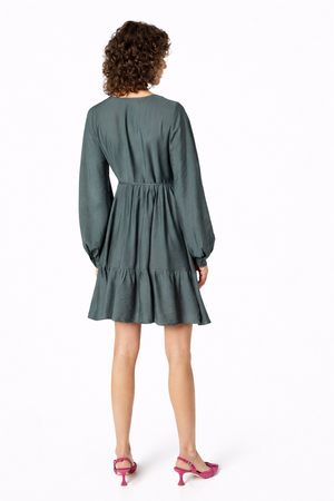 GUIDO MARIA KRETSCHMER - ROZPINANA SUKIENKA/NARZUTKA - LANEA DRESS GMK-0823-07857 GREEN
