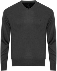 SWETER MĘSKI - V 501 ANTRASIT