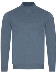 SWETER MĘSKI Z PÓŁGOLFEM - 501 HAVACI