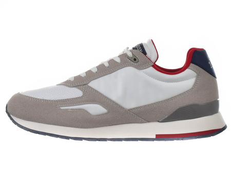 BUTY U.S. POLO ASSN .TABRY001B-WHI - BIAŁY, GRANATOWY, CZERWONY, BIAŁY