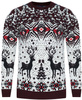 SWETER MĘSKI - 2310 BORDOWY ŚWIĄTECZNY