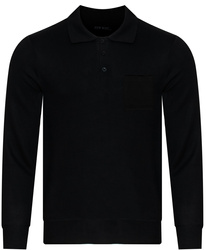 SWETER MĘSKI - N535 CZARNY