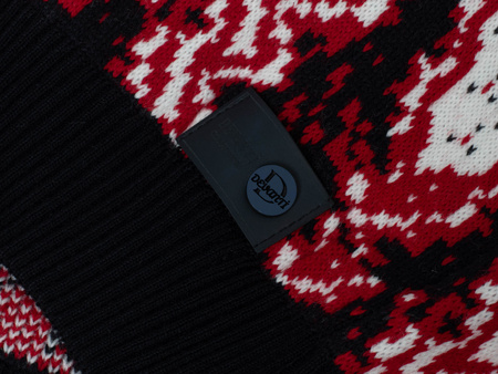 SWETER MĘSKI - 70213 CZARNY ŚWIĄTECZNY