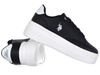 BUTY U.S. POLO ASSN. - CHERRY001B-BLK-WHI01