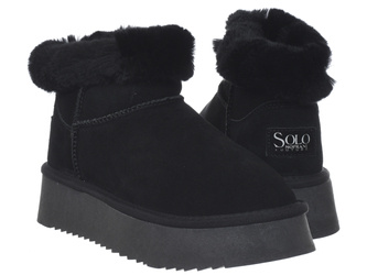 Buty damskie SOLO SOPRANI COUTURE SCW421P12/54 HUGH PLAT BLACK