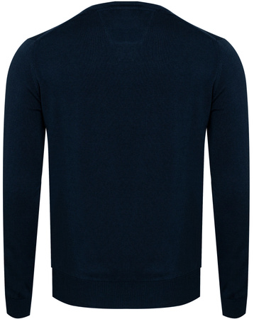 SWETER MĘSKI V-NECK - 200-1 GRANAT