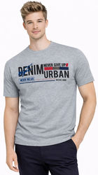 JUMPER - T-SHIRT KOSZULKA MĘSKA - 3024 SZARY