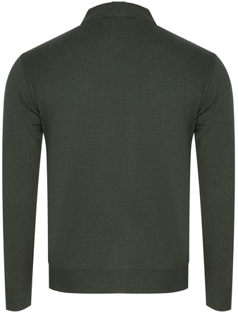 POLO LARA - SWETER MĘSKI ROZPINANY - KHAKI K
