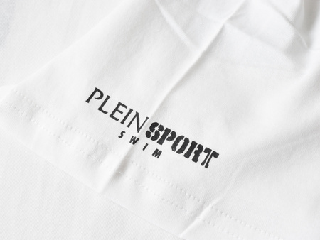 PLEIN SPORT - KOSZULKA MĘSKA - PS25MTS02/01 WHITE