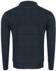 SWETER MĘSKI Z PÓŁGOLFEM - K6007 GRANATOWY MELANŻ
