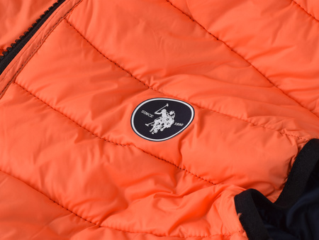 U.S. POLO ASSN. - DWUSTRONNA KAMIZELKA - 61195-46019-575 - GRANATOWY/POMARAŃCZOWY