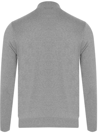 SWETER MĘSKI Z PÓŁGOLFEM - 501 A.GRI
