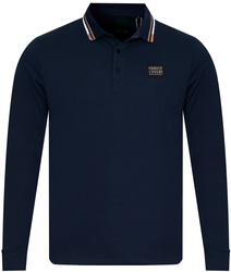 ENRICO COVERI - KOSZULKA MĘSKA POLO Z DŁUGIM RĘKAWEM - CO52507/102