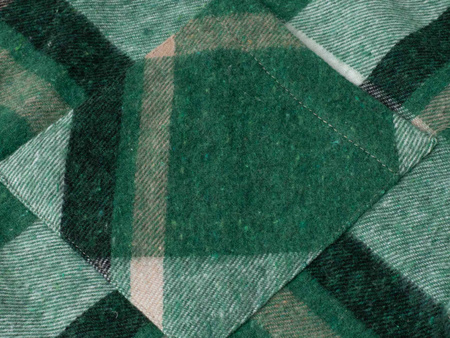 KOSZULA MĘSKA - ZIELONY KRATKA