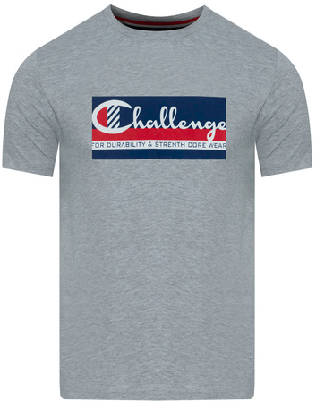 JUMPER - T-SHIRT KOSZULKA MĘSKA - 3023 SZARY