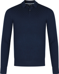 TED BAKER LONDON - SWETER MĘSKI 273151 NAVY MORAR
