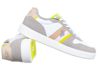 BUTY U.S. POLO ASSN. - ROKKO003D-LGR-WHI01