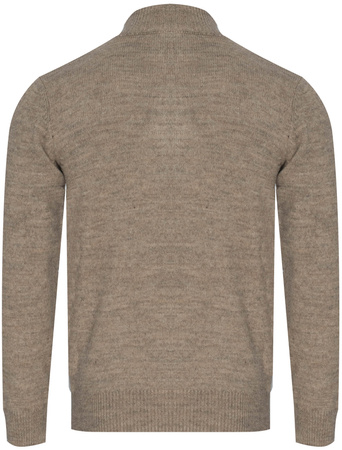 SWETER MĘSKI Z POŁGOLFEM - 8157 MINK