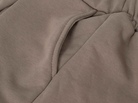 FASHION - KOMPLET DRESOWY DAMSKI - ID8871 JASNOBRĄZOWY