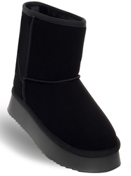 SKÓRZANE BOTKI DAMSKIE -  SOLO SOPRANI COUTURE - SCW421P09/02 TIR PLATFORM