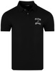 PLEIN SPORT - męska koszulka polo - PS25MPL01/02 BLACK polówka