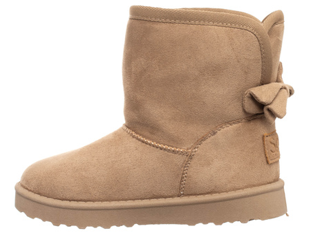 SKÓRZANE BOTKI DZIECIĘCE - SOLO SOPRANI COUTURE - BOW GIRL SCG421P86/24