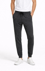 SPODNIE MĘSKIE DRESOWE - JX8030 CIEMNOSZARY ID8497