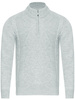 SWETER MĘSKI Z POŁGOLFEM - 8157 GREY