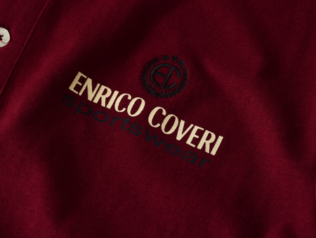ENRICO COVERI - BLUZKA POLO Z DŁUGIM RĘKAWEM MĘSKA - CO42504/522