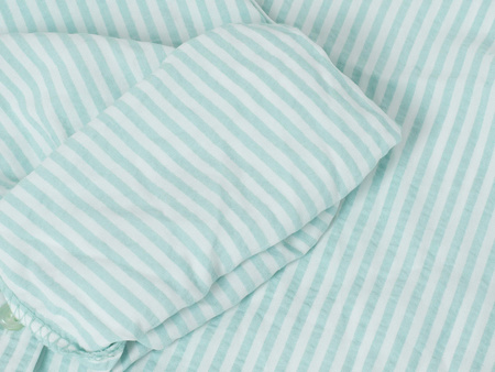 FASHION - KOSZULA DAMSKA W PASKI - ID8849 MIĘTOWA