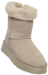 SKÓRZANE BOTKI DAMSKIE - SOLO SOPRANI COUTURE - LAPPLAT SCW421P14/52