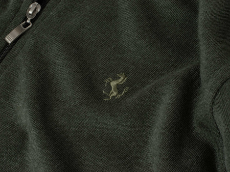 POLO LARA - SWETER MĘSKI ROZPINANY - KHAKI K