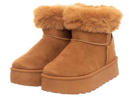 SKÓRZANE BOTKI DZIECIĘCE - SOLO SOPRANI COUTURE - SCG421P84/21 HUGH PLAT GIRL CAMEL