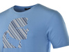 T-shirt męski Karl Lagerfeld - KL20MTS01 - Niebieski