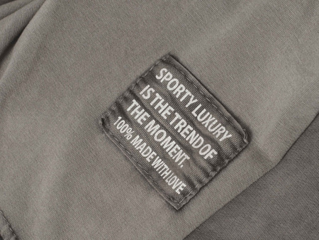 FASHION - BLUZA DAMSKA - ID8889 JASNOSZARA