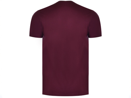 U.S. POLO ASSN. - T-SHIRT MĘSKI Z KIESZONKĄ CREW NECK - BORDOWY