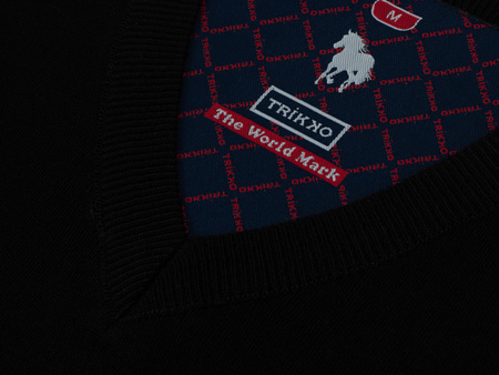 SWETER MĘSKI - V 501 SIYAH