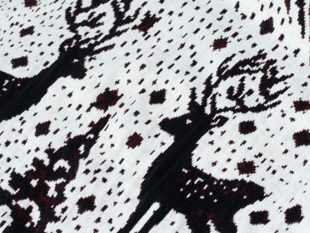 SWETER MĘSKI - 2310 BORDOWY ŚWIĄTECZNY