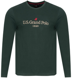U.S. GRAND POLO EQUIPMENT & APPAREL - KOSZULKA MĘSKA Z DŁUGIM RĘKAWEM - US52603M/5350