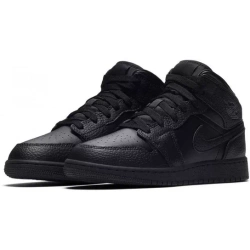 AIR JORDAN - BUTY DAMSKIE - AIR JORDAN 1 MID (GS) 554725-093