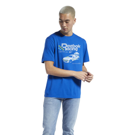 REEBOK - T-SHIRT MĘSKI - GS REEBOK RACING T-SHIRT HH8529