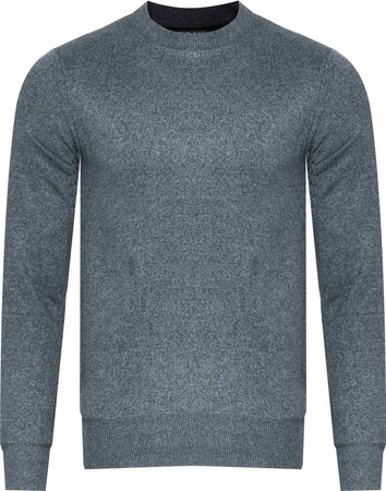 SWETER MĘSKI - N537 JASNOSZARY