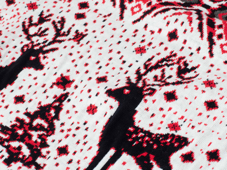 SWETER MĘSKI - 2310 CZERWONY ŚWIĄTECZNY