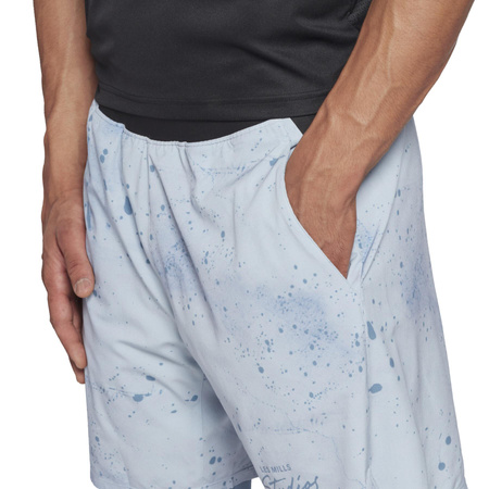 REEBOK - SZORTY SPORTOWE MĘSKIE - LM STRENGTH 2IN1 SHORTS HD4162