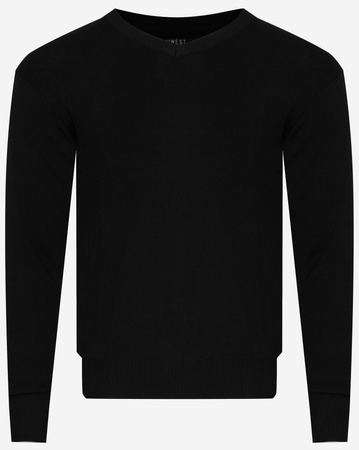 SWETER MĘSKI - B-6425 CZARNY