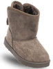 SKÓRZANE BOTKI DZIECIĘCE-  SOLO SOPRANI COUTURE - SCG421P86/21 BOW GIRL TAUPE