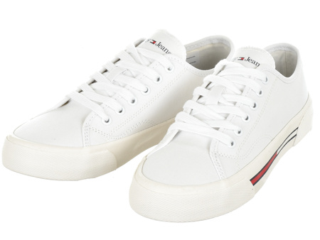 BUTY TOMMY JEANS - LOW CUT WMNS CANVAS EN0EN02085 0K4