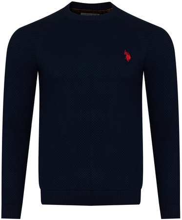 U.S. POLO ASSN. - SWETER MĘSKI MIEL US40 187 014 002056 179